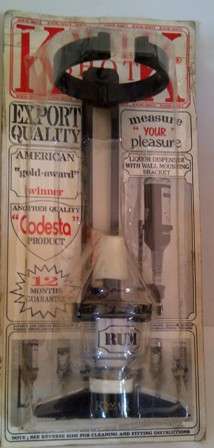 Codesta Kwik Shot Liquor Dispenser with Wall Mounting Bracket