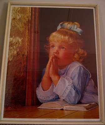 Stunning Large Print "Talking to God" - Made in the USA