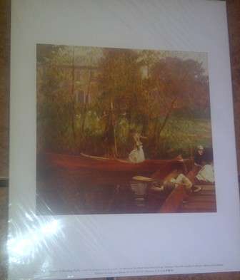 "A Boating Party" Print by John Singer Sargent - Printed in UK Ready to Frame