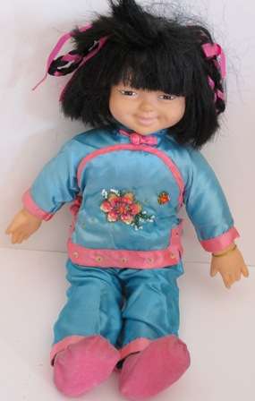 Adorable Chinese Rubber Doll - Stamped "Elsie"