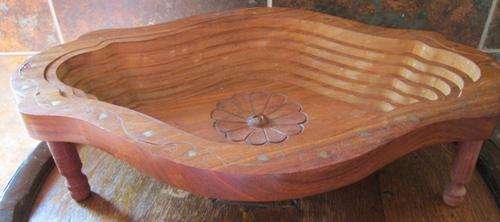 Amazing Decorative Wooden Salad Bowl with Collapsing Interior
