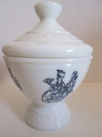 Decorative Container with Victorian Imprints
