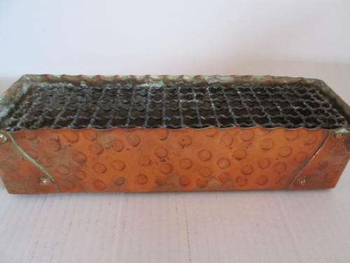 Copperware Planter with Metal Grid
