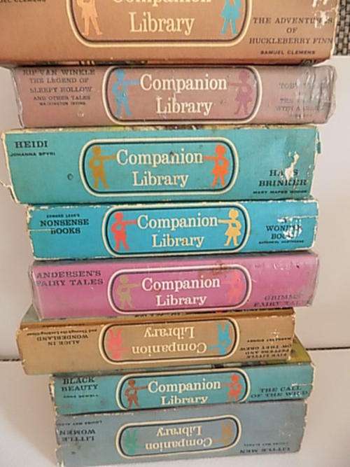 Set of Eight Double Sided Companion Library Books