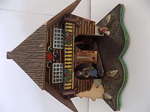 German Made Weather Indicating House Shaped Ornament