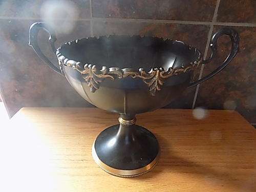 Impressive Solid Metal Vase with Great Patterns