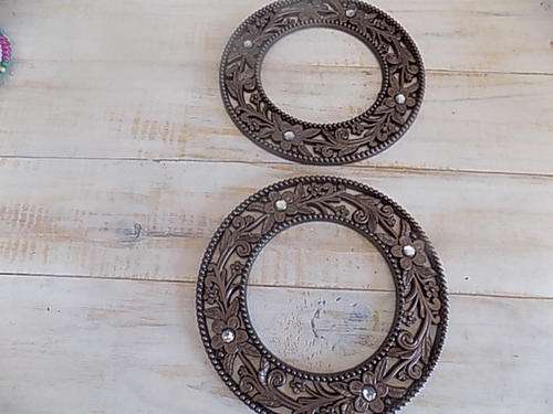 Two Decorative Circular Wall Hangings