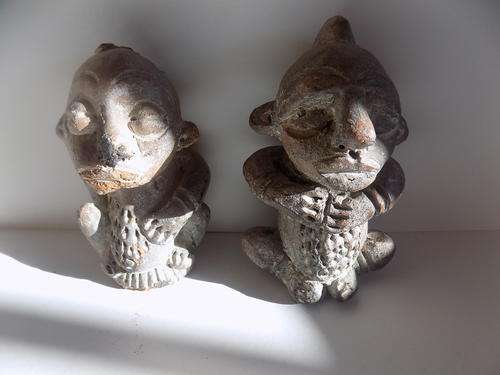 Two Very Old Earthernware Figurines