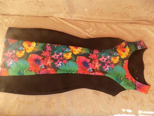 Mid Thigh Bright & Colourful Dress - Size 32