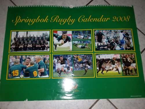 Springbok Rugby Calendar 2008