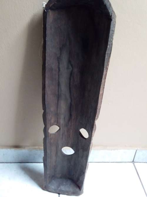 Large Carved African Wall Hanging Mask