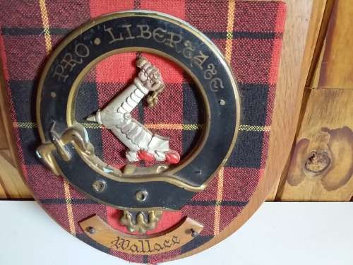 Authentic Vintage Scottish Crest Plaque
