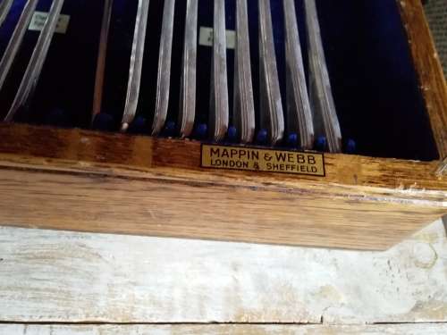 Vintage 64 Piece Cutlery Set - Mappin and Webb England