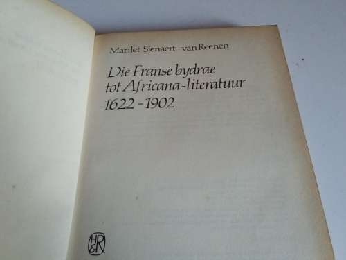 Die Franse Bydrae tot Africana-literatuur 1622 - 1902