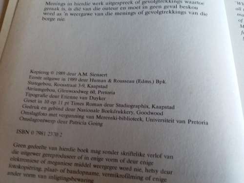 Die Franse Bydrae tot Africana-literatuur 1622 - 1902