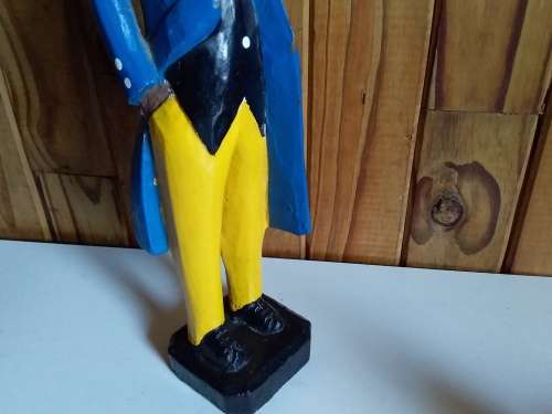 Carved Wooden `Dumb` Waiter Figurine