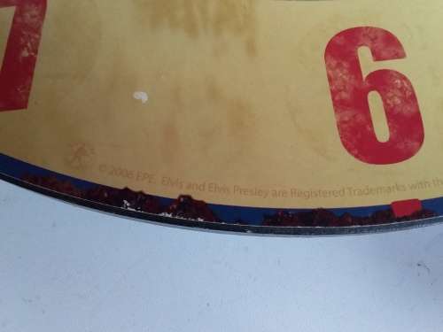 Elvis Presley Design Wall Hanging Battery Operated Clock