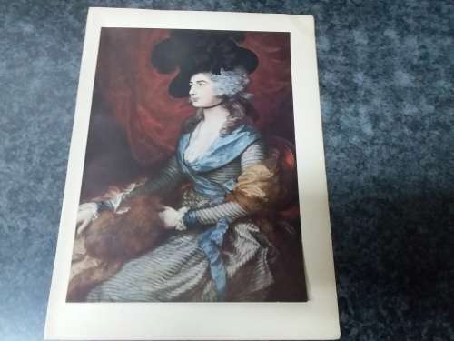 Portrait of Mrs Siddons - Thomas Gainsborough 1727-1788 Plate
