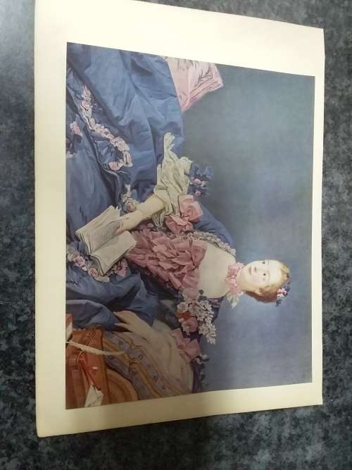 La Pompadour - Francois Boucher 1703-1770 Plate