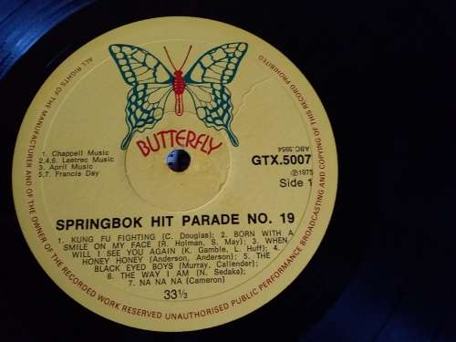 Springbok Hit Parade No 19 GTX.5007 1975