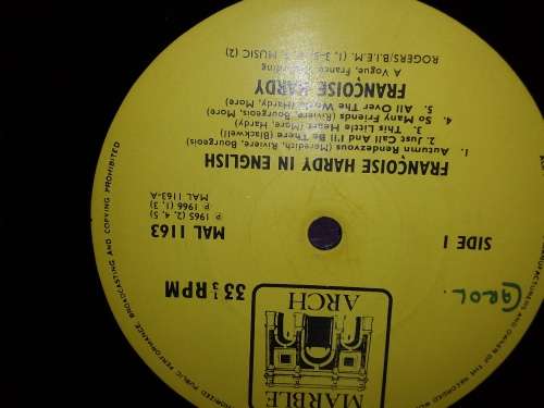 Francoise Hardy - In English Vinyl LP 1966