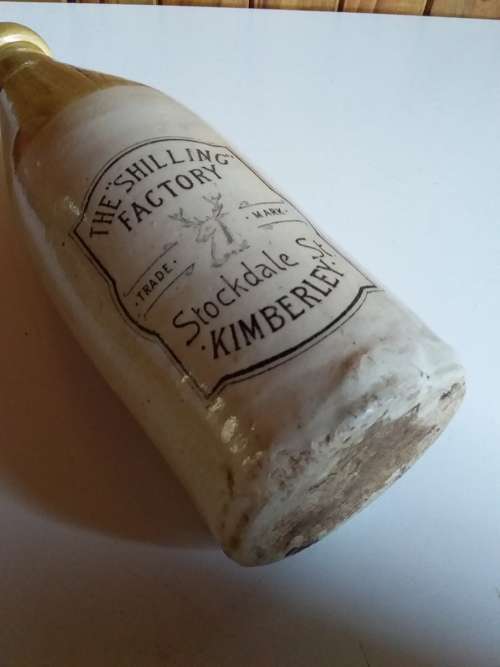 Vintage Stoneware Breweries Bottle