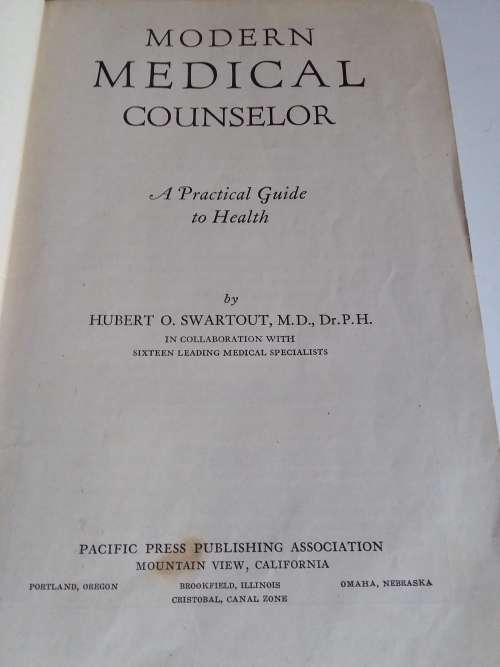 Modern Medical Counselor 10th Edition 1945