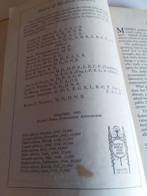 Modern Medical Counselor 10th Edition 1945