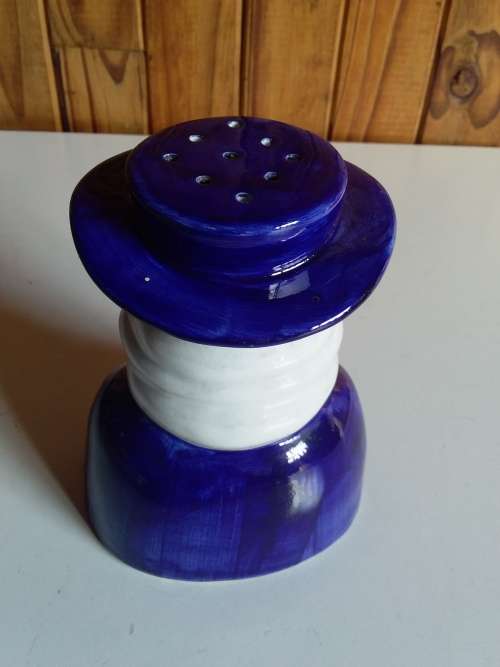 Vintage Wood and Sons Character Pepper Shaker