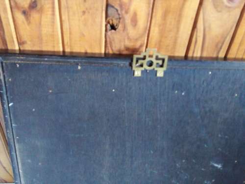 Vintage Framed Large Oriental Tile