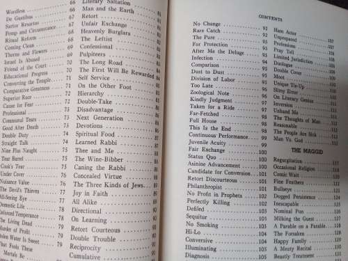 *Rare* 1960 An Anthology of Jewish Humor and Maxims