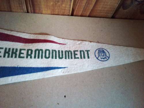 16 Desember 1949 Inwyding Voortrekkermonument Materiaal Vlag op Hout Stokkie