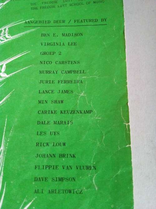 1968 Music Sheet - Groen Koringlande