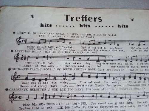 1968 Music Sheet - Groen Koringlande