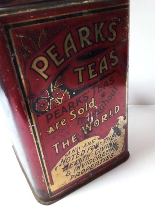 Vintage Pearks Teas Tin