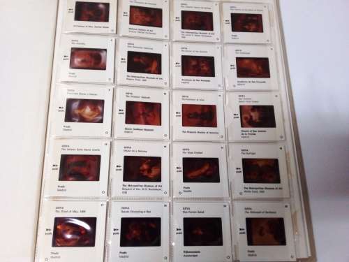 Goya Art Book with Colour Slides