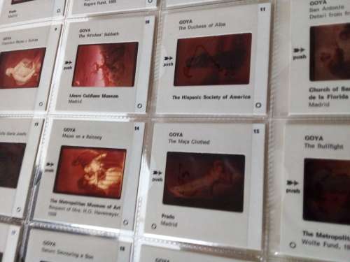 Goya Art Book with Colour Slides