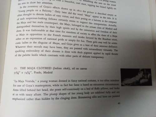 Goya Art Book with Colour Slides