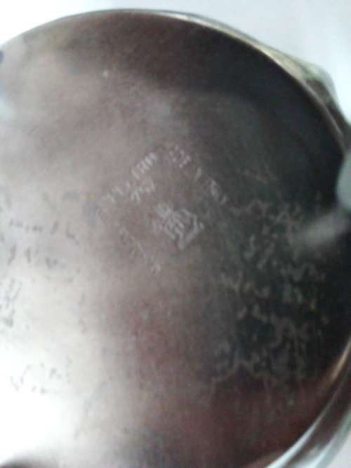 Vintage Pewter Container with Lid from Italy