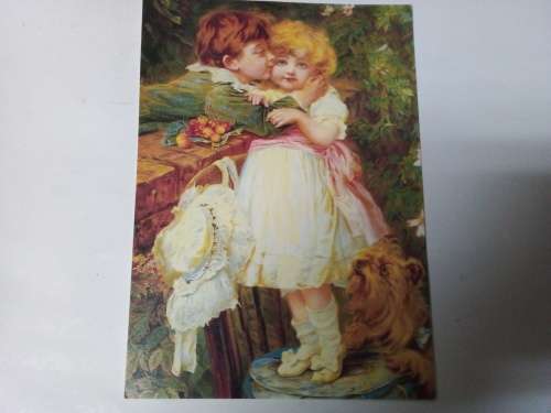 Woman`s Weekly `Over the Garden Wall` Postcard