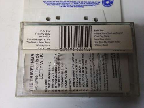 Travelling Wilburys Vol 3 Music Cassette Tape