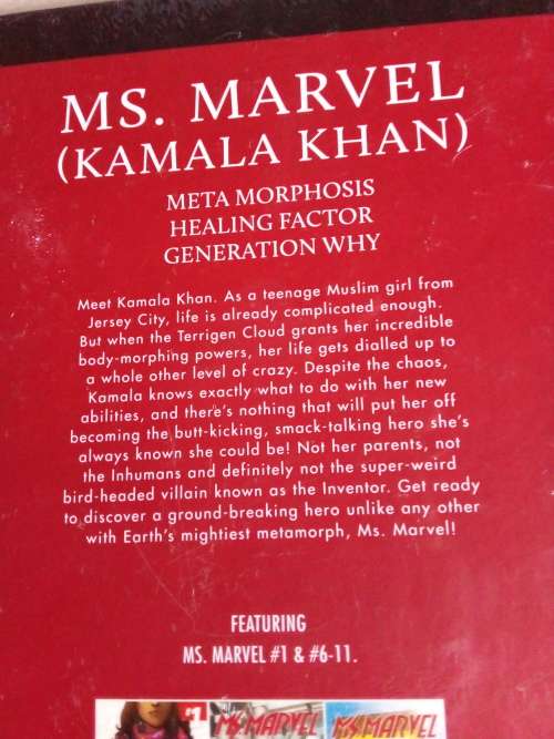 Marvel M.S Marvel (Kamala Khan) Comic Book