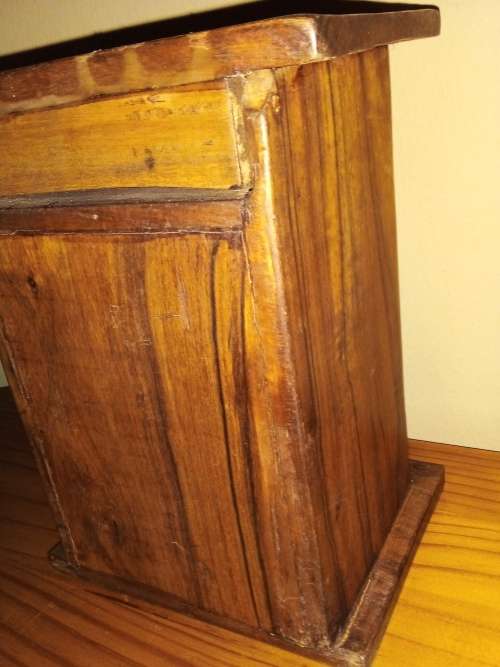 Genuine Wood Hand Carved Small Cabinet with Drawers