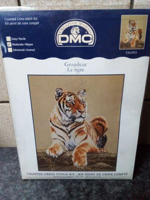 DMC Cotton Cross Stich Pack. 35.5cm x 43.5cm