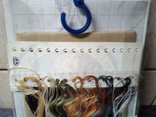 DMC Cotton Cross Stich Pack. 35.5cm x 43.5cm