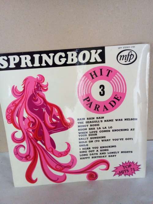 1971 Springbok Hit Parade 3 Vinyl LP