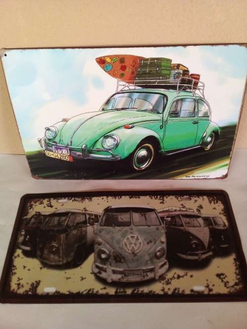 VW Related Light Metal Signs