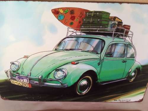VW Related Light Metal Signs