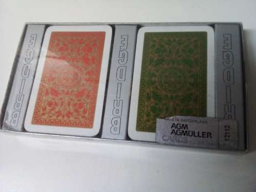 Vintage AGM Switzerland Double Pack Bridge Cards