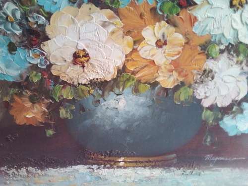 Impressive Still Life Oil Painting  - Magnasco